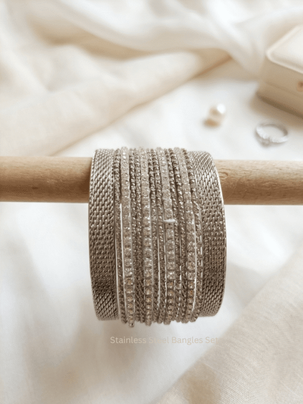 Stainless Steel Bangles Set