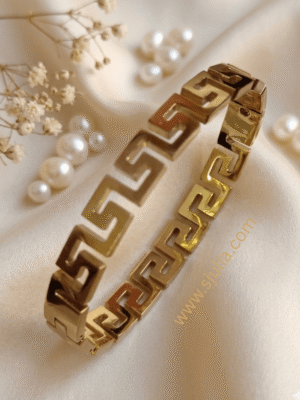 Golden Greek Key Handcuff Golden Greek Key Handcuff