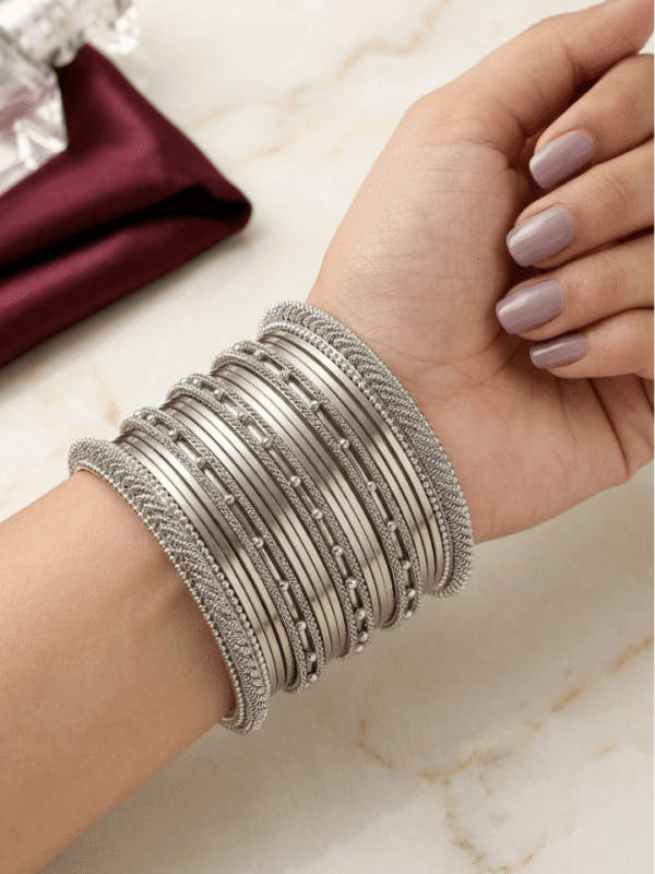 Stainless Steel Bangles Set
