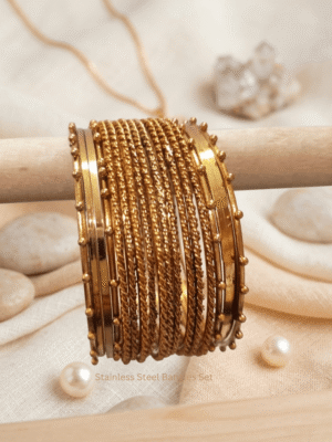 Stainless Steel Bangles Set