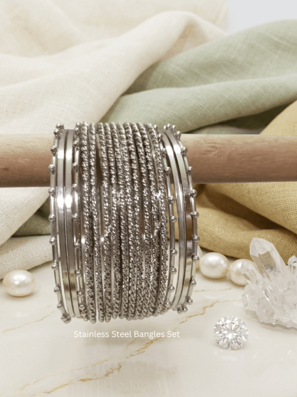 Stainless Steel Bangles Set