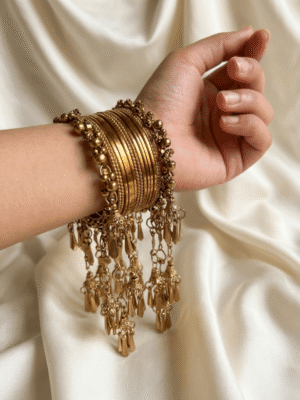 Stainless Steel Bangles Set by Sjulia