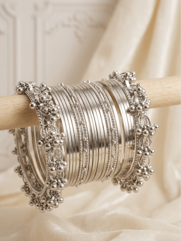 Stainless Steel Bnagles Set (16) Stainless Steel Bngels Set