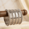 Stainless Steel Bnagles Set (18) Stainless Steel Bngels Set