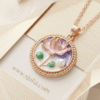 Farheen – Rose Gold Pressed Flower Locket Necklace Farheen – Rose Gold Pressed Flower Locket Necklace