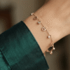 Ishani Rose Gold Open Heart Crystal Bracelet Ishani Rose Gold Open Heart Crystal Bracelet