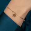 Gulab Gold Rose Charm Bracelet Gulab Gold Rose Charm Bracelet