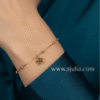 Gulab Gold Rose Charm Bracelet Gulab Gold Rose Charm Bracelet