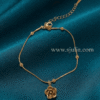 Gulab Gold Rose Charm Bracelet Gulab Gold Rose Charm Bracelet