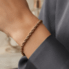 Zanjeer Gold Rope Chain Bracelet Zanjeer Gold Rope Chain Bracelet