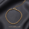 4Zanjeer Gold Rope Chain Bracelet7 Zanjeer Gold Rope Chain Bracelet
