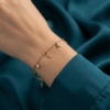 Barg Gold Leaf Crystal Charm Bracelet Barg Gold Leaf Crystal Charm Bracelet