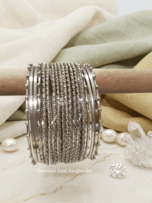 Stainless Steel Bangles Set-022