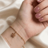 Gulab Gold Rose Charm Bracelet Gulab Gold Rose Charm Bracelet