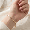 Reshmi Gold Herringbone Chain Bracelet