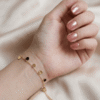 Sikka Gold Coin Disc Bracelet Sikka Gold Coin Disc Bracelet
