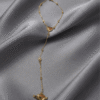 Adora — Gold Heart Crystal Hand Chain worn on hand Adora — Gold Heart Crystal Hand Chain worn on hand