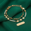 2 Luxe — Gold Charm Anklet