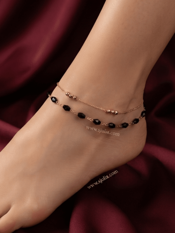 Midnight — Dark Stone Anklet Midnight — Dark Stone Anklet