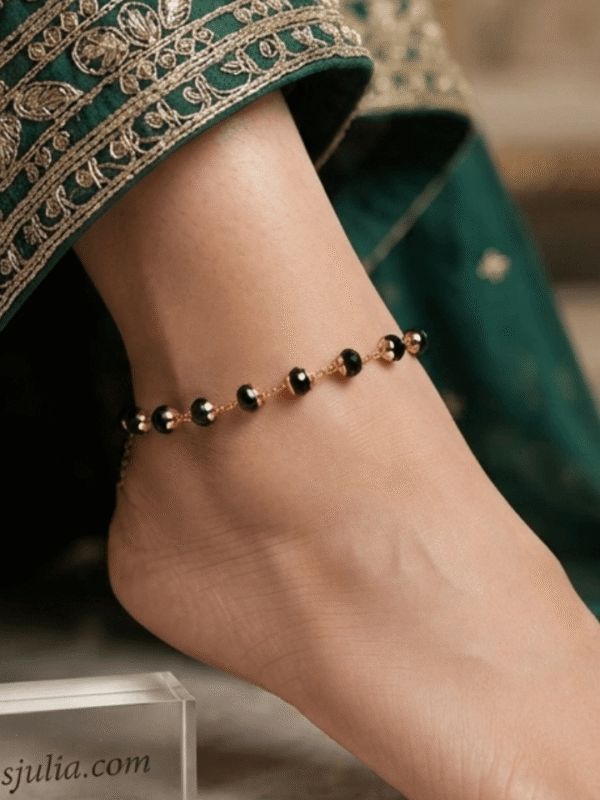 Scarlet — Beaded Tassel Anklet Scarlet — Beaded Tassel Anklet