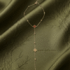 Trèfle — Gold Clover Hand Chain worn on hand Trèfle — Gold Clover Hand Chain worn on hand