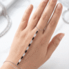 Elista — Silver Crystal Hand Chain Elista — Silver Crystal Hand Chain