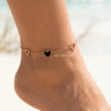 37 Cupid — Heart Charm Anklet