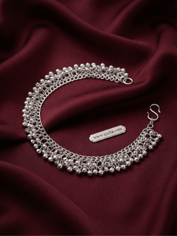 Heer — Oxidised Silver Pazaib
