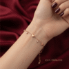 Rukhsar Heart Crystal Bracelet