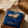 Nigar Sultana – Gold Crystal Bow Ring Nigar Sultana – Gold Crystal Bow Ring