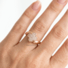 Dilrang – Gold Crystal Clover Ring Dilrang – Gold Crystal Clover Ring