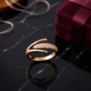 Mehjabin – Gold Crystal Spiral Wrap Ring Mehjabin – Gold Crystal Spiral Wrap Ring