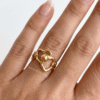 Roshni – Gold Double Heart Ring Roshni – Gold Double Heart Ring
