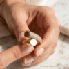Nazli – Gold Signet Ring with White Stone Nazli – Gold Signet Ring with White Stone