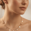 1 Noor β Gold-Tone Clover Charm Necklace