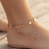 Marigold — Gold Daisy Charm Anklet