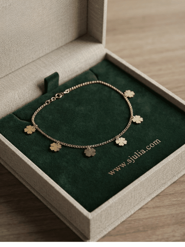 Marigold — Gold Daisy Charm Anklet