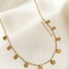 4 Noor β Gold-Tone Clover Charm Necklace