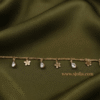 4Qatra Gold Plated Teardrop Flower Charm Anklet Qatra Gold Plated Teardrop Flower Charm Anklet