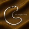 Nadia Silver Herringbone Chain Bracelet