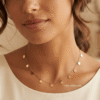 5 Noor β Gold-Tone Clover Charm Necklace