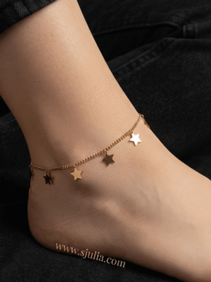 Sitara Gold Star Charm Anklet Sitara Gold Star Charm Anklet