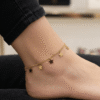 Sitara Gold Star Charm Anklet Sitara Gold Star Charm Anklet