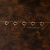 Ishq — Gold Open Heart Charm Anklet Ishq — Gold Open Heart Charm Anklet