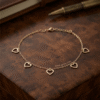 Ishq — Gold Open Heart Charm Anklet Ishq — Gold Open Heart Charm Anklet