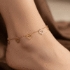 Ishq — Gold Open Heart Charm Anklet Ishq — Gold Open Heart Charm Anklet