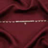 Titli – Silver Baguette Crystal Anklet worn on ankle