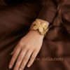 Papillon — Gold Butterfly Cuff Bracelet worn on wrist Papillon — Gold Butterfly Cuff Bracelet worn on wrist