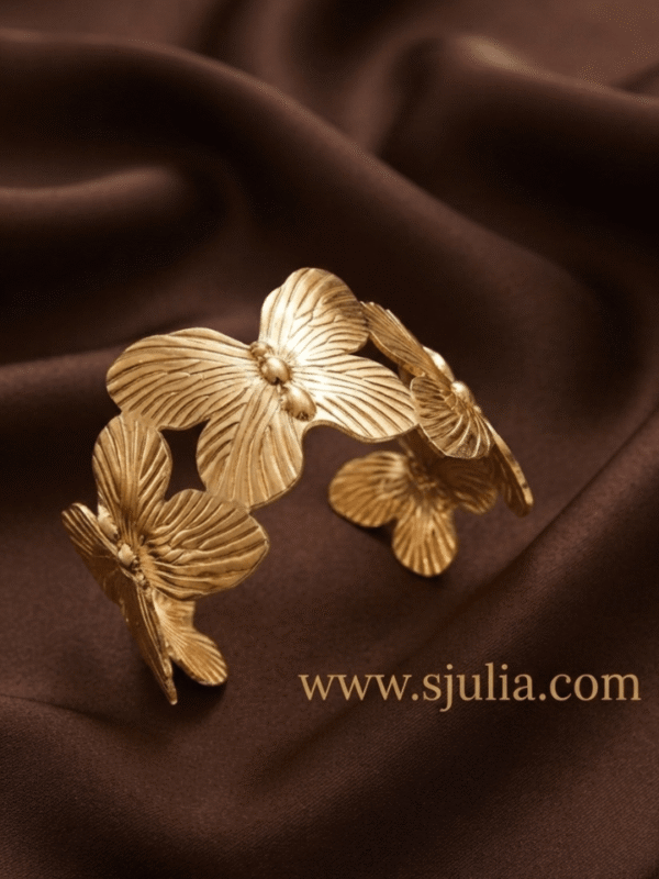 Papillon — Gold Butterfly Cuff Bracelet worn on wrist Papillon — Gold Butterfly Cuff Bracelet worn on wrist