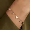 Dilkash — Rose Gold Heart Crystal Bracelet worn on wrist Dilkash — Rose Gold Heart Crystal Bracelet worn on wrist